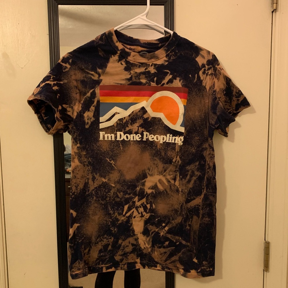 Bleach dyed tshirt